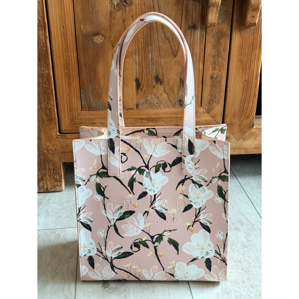Ted Baker London "The Icon" Pink Floral Tote  Bag NWT - Picture 13 of 13